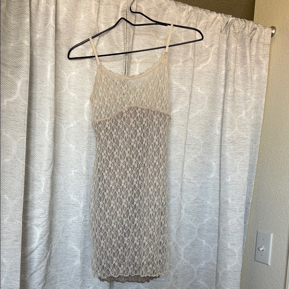 Chic Lace Slip Dress (worn once)